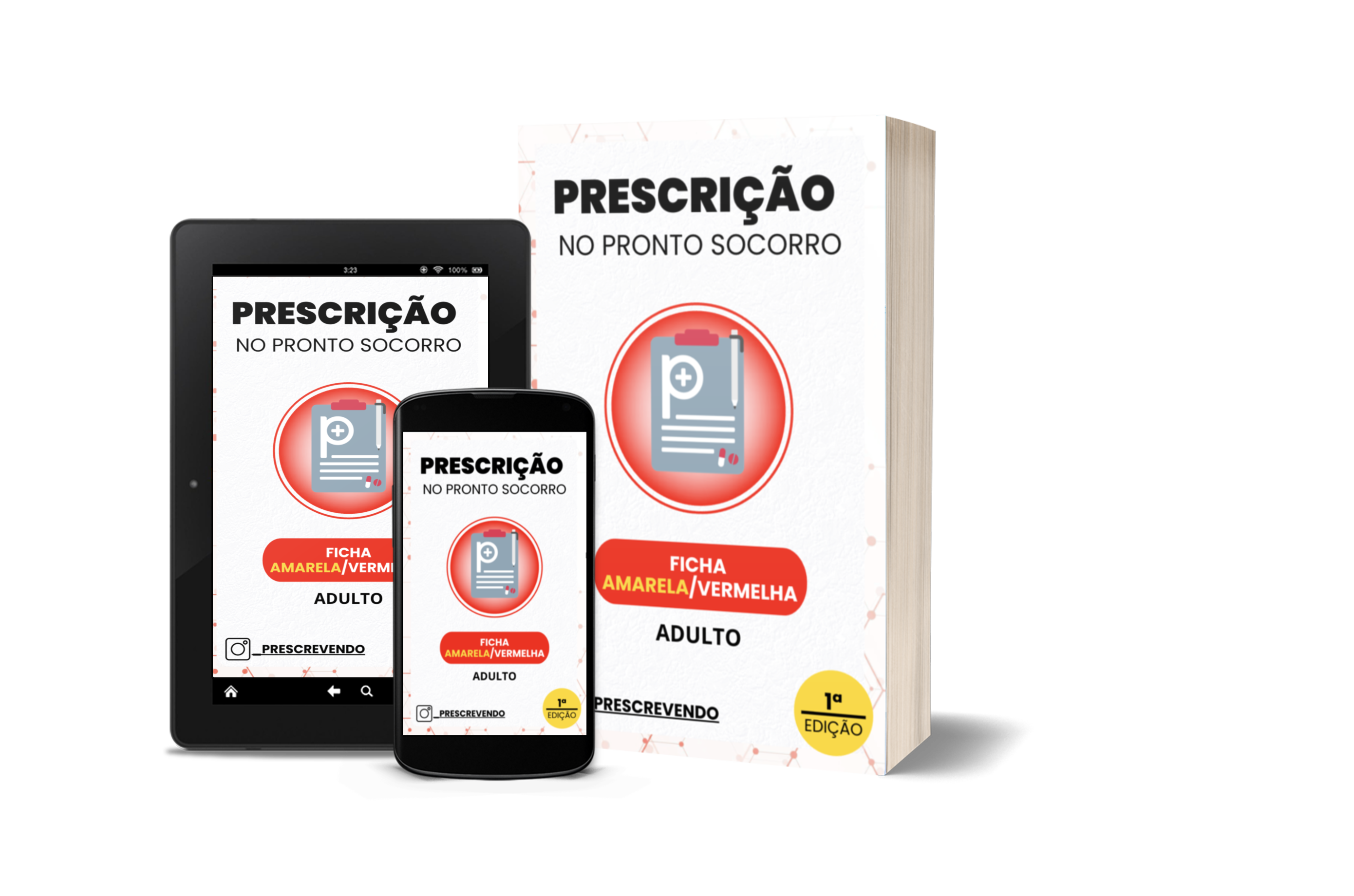 Mockup do Guia de Prescri&ccedil;&atilde;o no Pronto Socorro